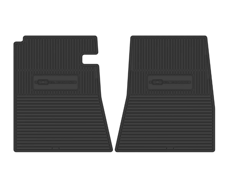 1964 Chevrolet El Camino Next Generation Custom Vintage Rubber Floor Mats Package